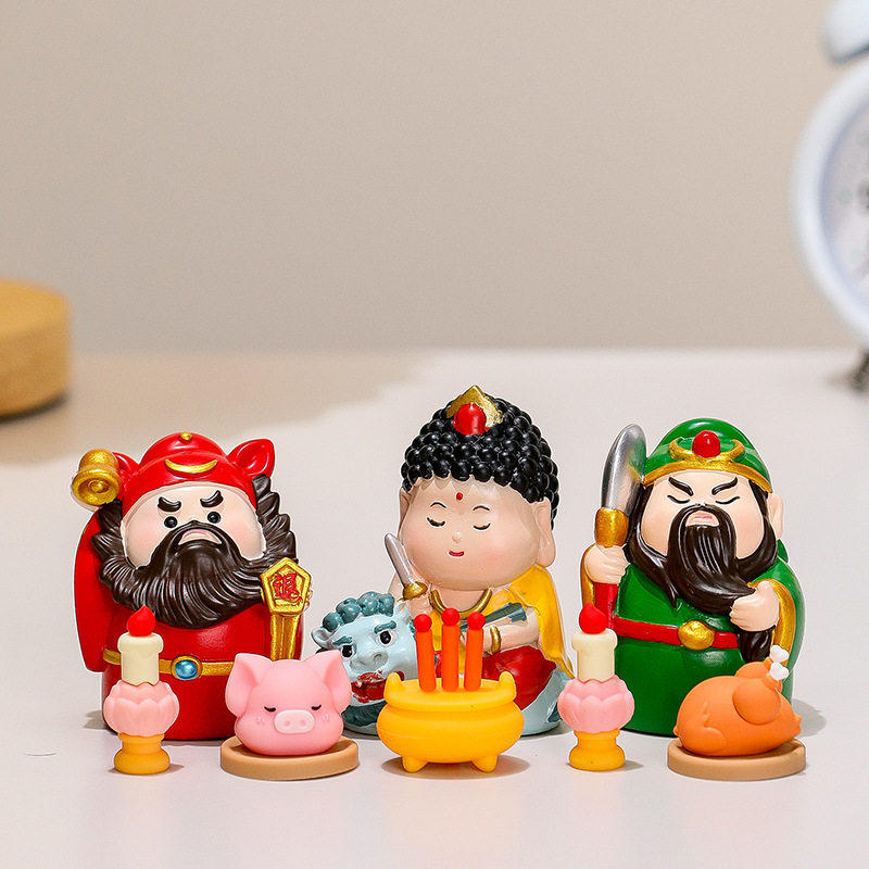 财财爷小摆件贡品摆件文殊如来神仙菩萨桌面装饰品创意新年礼品,家居饰品,桌面摆件,淘宝优惠券,粉丝福利购,淘宝优惠卷