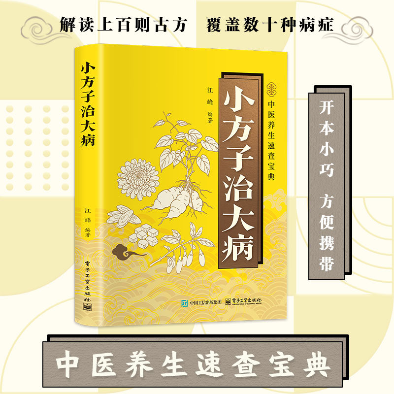 【10元3本全店任选】小方子治大病 中医养生速查宝典 民间实用中草药偏方大全