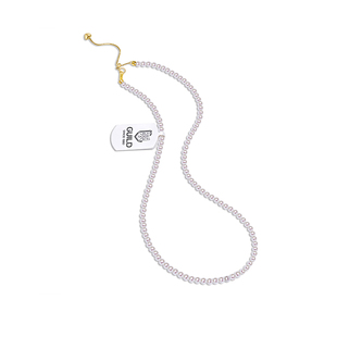 LSTARA/爱丝塔 欧若拉极光淡水小米珠珍珠项链女18K金吉尔德大证