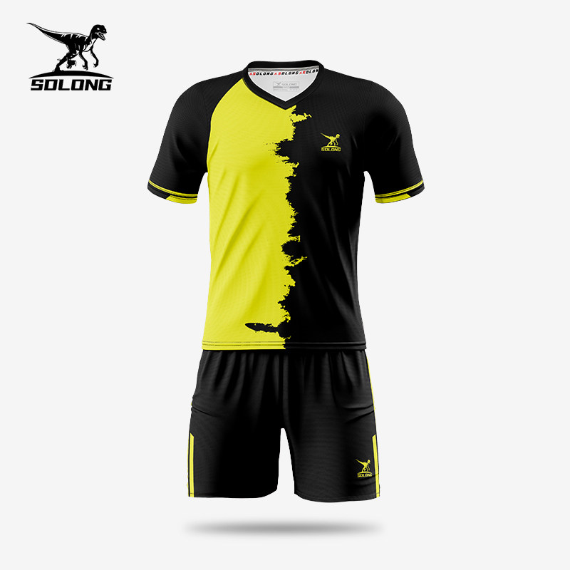 速度龙运动训练足球服专业套装