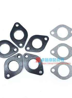 踏板车GY6 50 80 150化油器隔热垫胶木垫 125化油器接口进气管垫