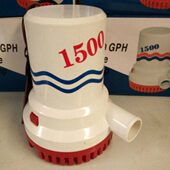 排水泵 船外机配件 抽水泵 24快艇游艇舱底泵 浮控开关 直流12V