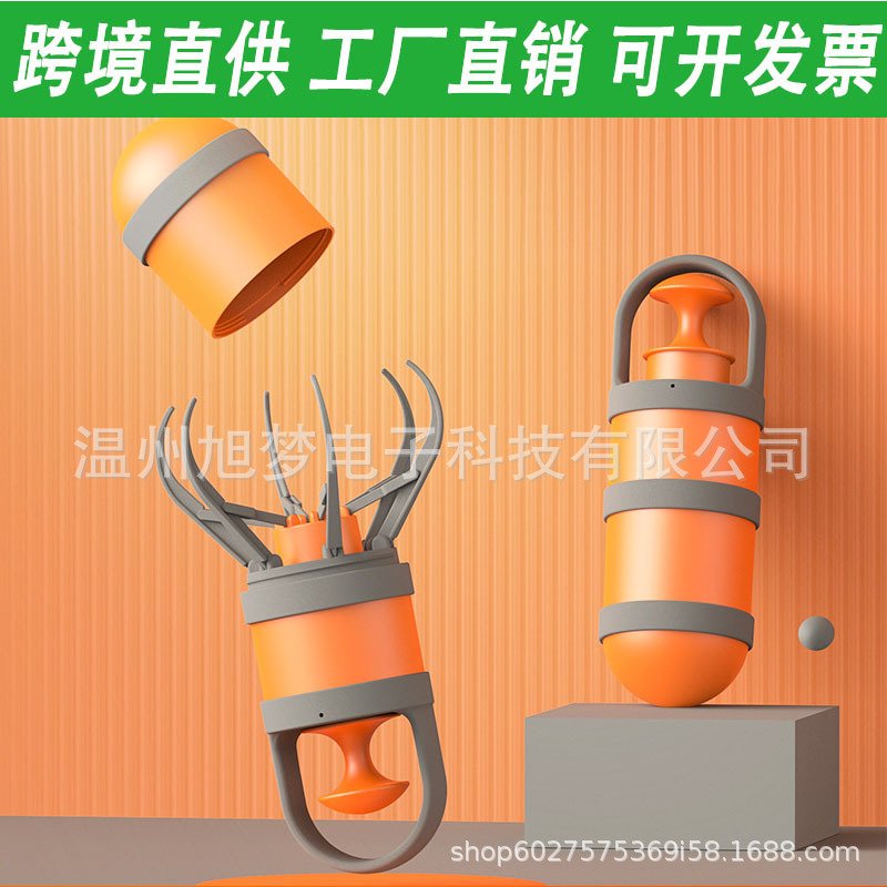 宠物捡屎夹猫咪狗狗自带垃圾袋可伸缩出门铲屎拾便器便携便携式