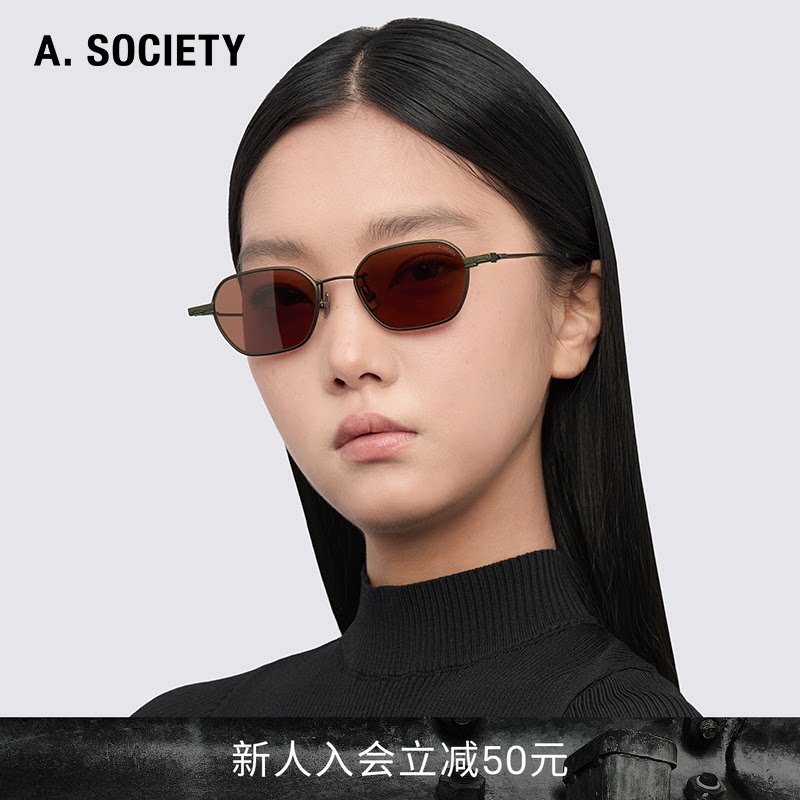 A.SOCIETY THIN TITANIUM超轻钛金属方框太阳镜KEATON