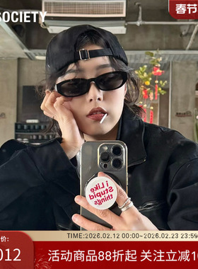 新年礼物 A.SOCIETY RAW 系列时尚防晒椭圆板材粗框男女墨镜MATEO