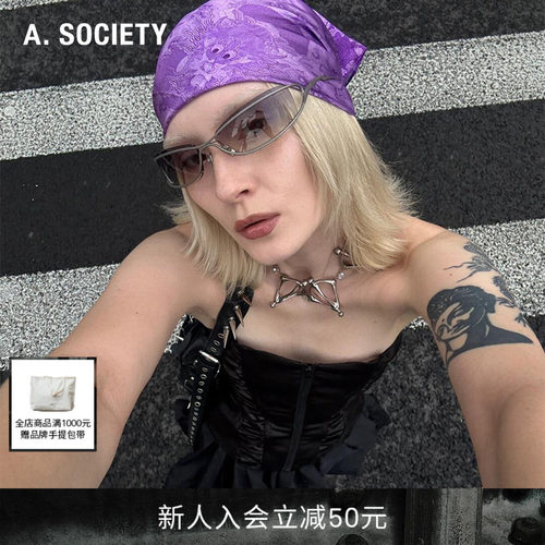 明星同款 A.SOCIETY RAW系列轻盈时尚机能多边形太阳镜 JAGGER