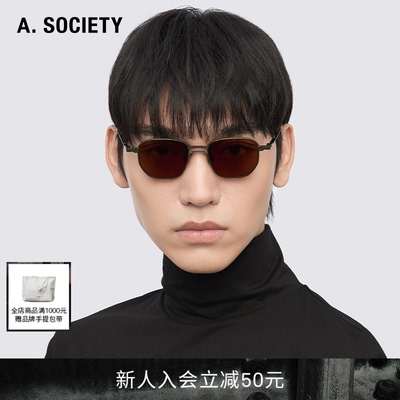 A.SOCIETY THIN TITANIUM 超轻钛金属窄框太阳镜INDIE