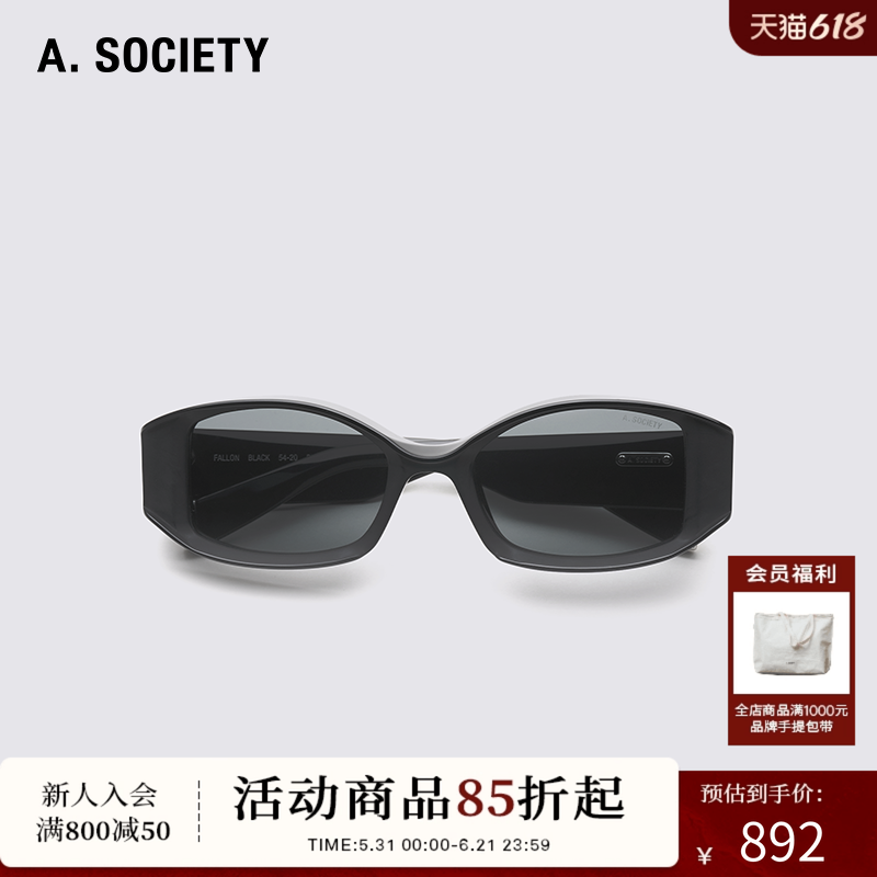 明星同款 A.SOCIETY 时尚潮流街拍休闲防晒男女太阳镜墨镜 FALLON