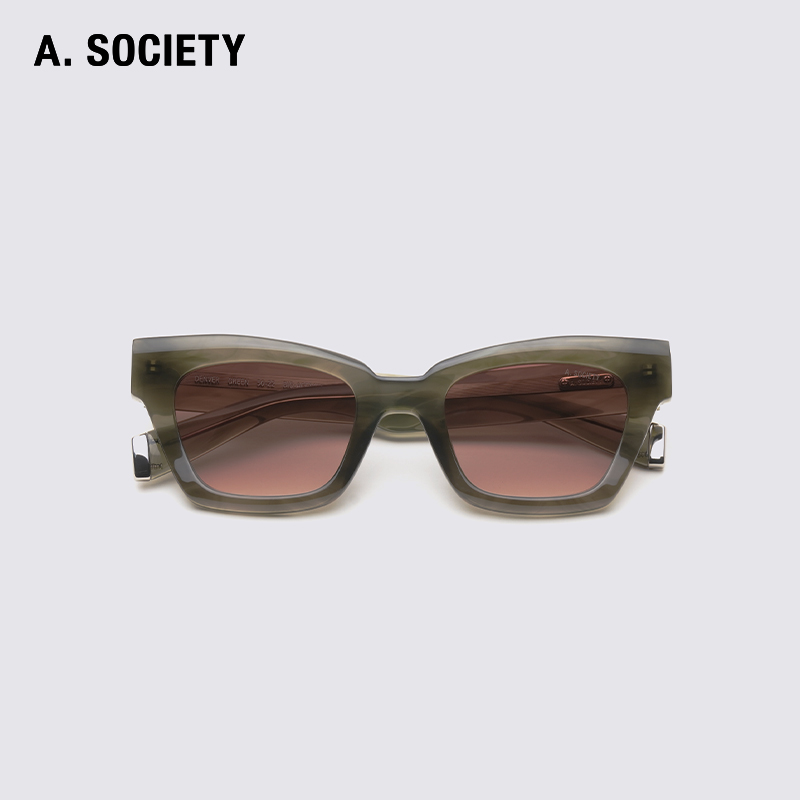 A.SOCIETY Acetate Light系列时尚防晒猫眼休闲男女墨镜 DENVER