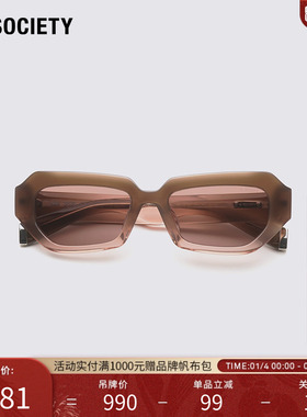 明星同款 A.SOCIETY Acetate Light时尚猫眼防晒男女墨镜INARI