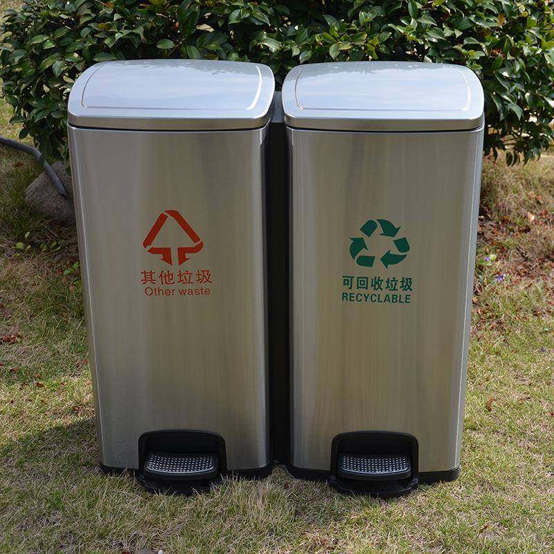 厂家直销大号环保分类垃圾桶家用不锈钢脚踏单桶双桶,家庭/个人清洁工具,垃圾桶,淘宝优惠券,粉丝福利购,淘宝优惠卷