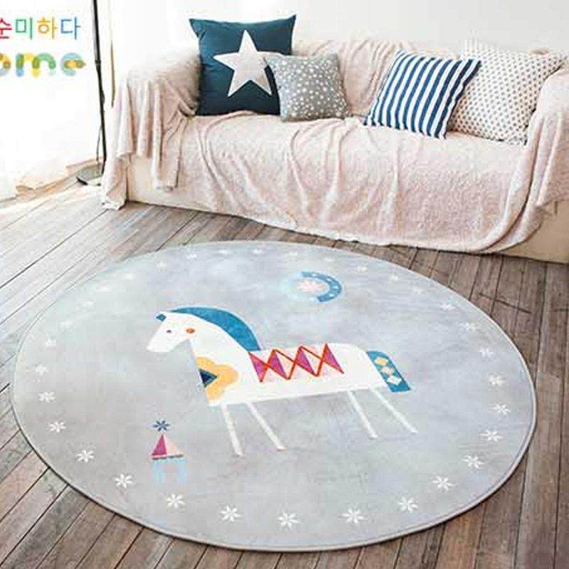 沙发边脚地垫毛绒防滑大号圆形韩式儿童家用卧室床边门厅防滑地毯,居家布艺,地毯,淘宝优惠券,粉丝福利购,淘宝优惠卷