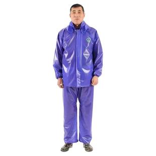 打渔郎牌耐用雨衣背带裤套装 分体不变硬雨衣 劳保雨衣 钓鱼服