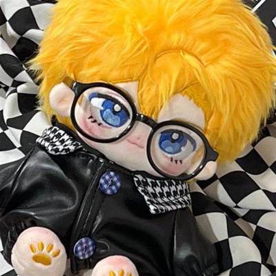 ch瓷爹棉花娃娃20cm裸娃有骨毛绒玩具公仔衣服套装玩偶换装情侣