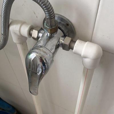 太阳能热水器混水阀明装淋浴冷热水龙头开关洗澡花洒混合老式配件