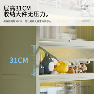 钢制书柜带门防尘书架简约现代铁艺置物柜客厅储物柜家用展示柜