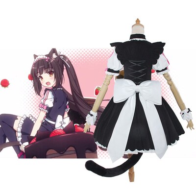 巧克力与香子兰cos服裙子猫娘乐园赛车服猫耳发饰服装女仆装猫系