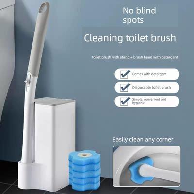 【德国工艺】一次性马桶刷家用无死角厕所浴室清洁壁挂可替换刷头