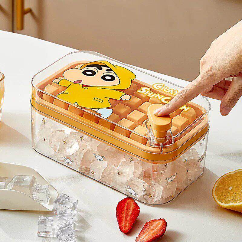 德国冰块模具食品级按压冰格家用冰箱自制冰块储存盒冻冰块冰盒