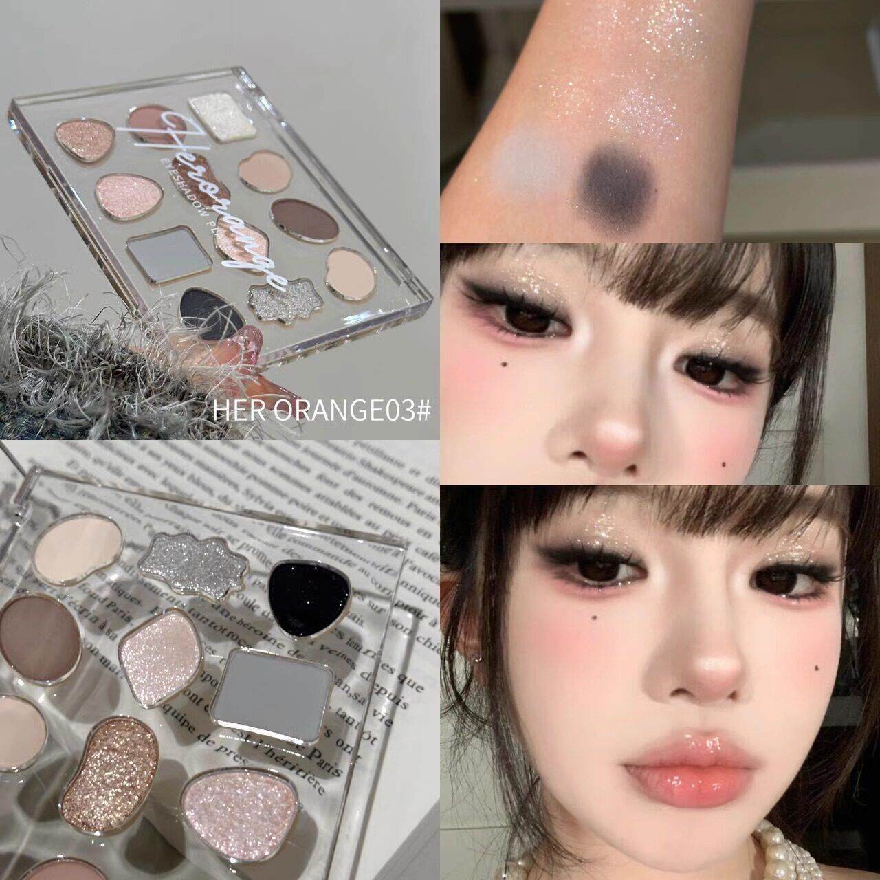 怎么 么这么 么好看！小烟熏覆古名伶十二色高级感眼影盘百搭不易