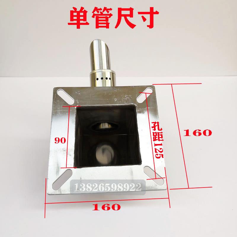 烘料桶吸料盒 不锈钢上料管单双管吸料桶配件 干燥机吸上料盒包邮