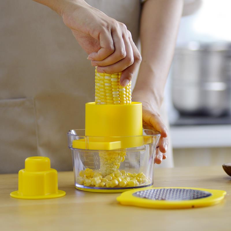 喜诗 玉米脱粒器 磨姜器多用工具 创意家用刨刀剥玉米厨房小工具