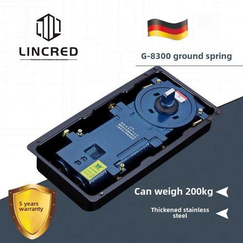 中性黄空8300大机芯重型地板弹簧玻璃门地板弹簧双缸地板弹簧