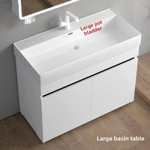 浴室柜组合一体陶瓷盆大水池大盆胆海洋盆洗手盆柜洗脸池蜂窝铝