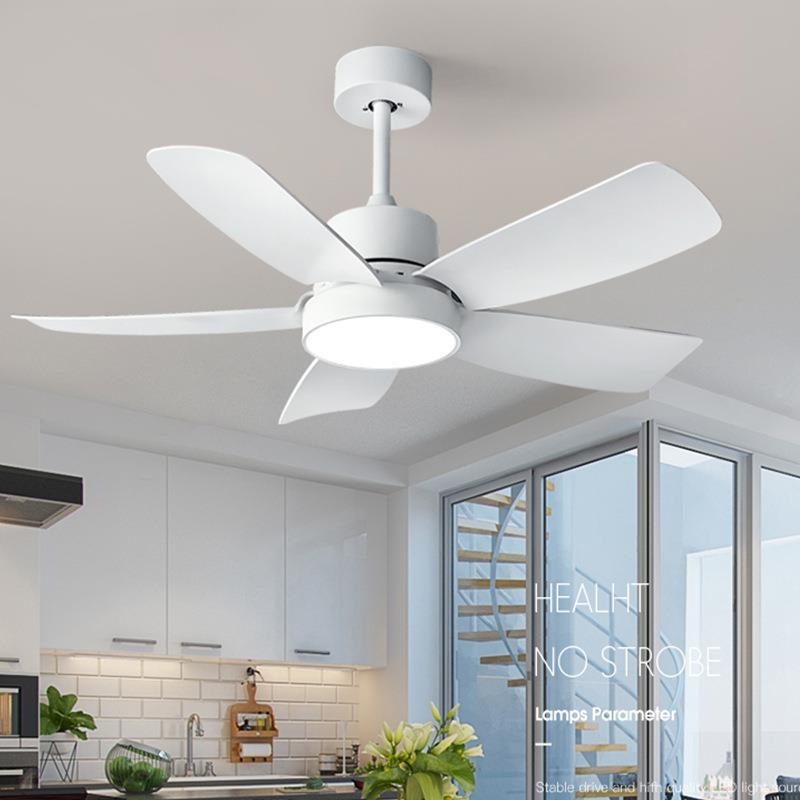 全谱风扇199吊灯餐卧室主卧房间吸顶厅电扇灯一体灯led固定光叶扇