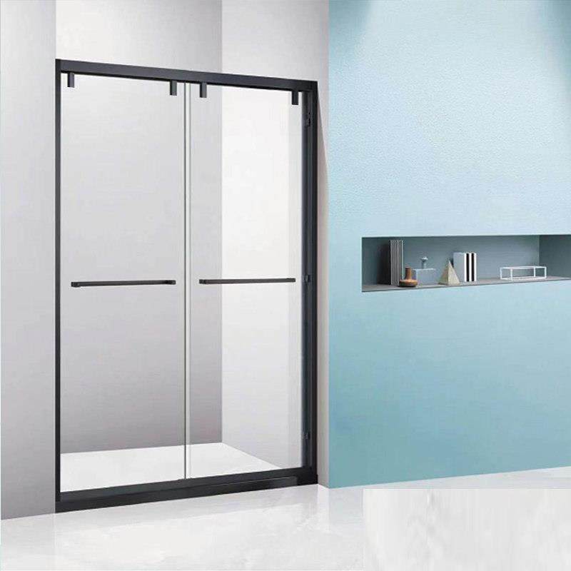 淋浴房隔断定制家用浴室洗澡间卫生间干湿分离推拉玻璃门一字移门