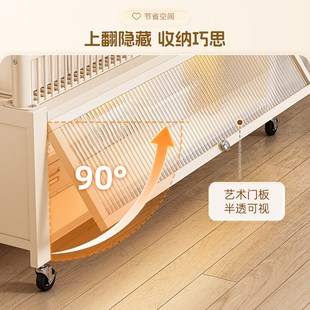 移动客厅阳台晒晾衣服架 挂衣架落地卧室家用收纳柜衣帽架2025新款