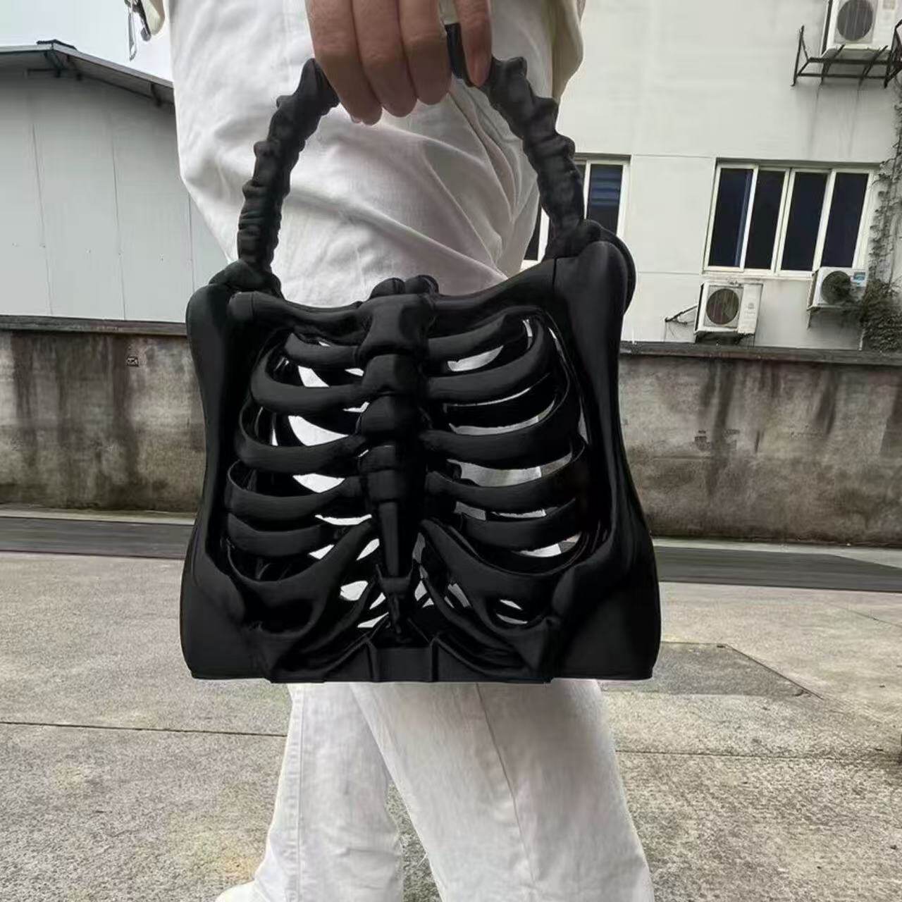 3d打印骷髅骨女包cos手提包恐怖道具恐怖女包哥特装扮新奇特女包*