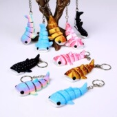 3D打印可爱鲸鲨珍稀动物关节可活动儿童玩具生日礼物装 饰摆件礼物