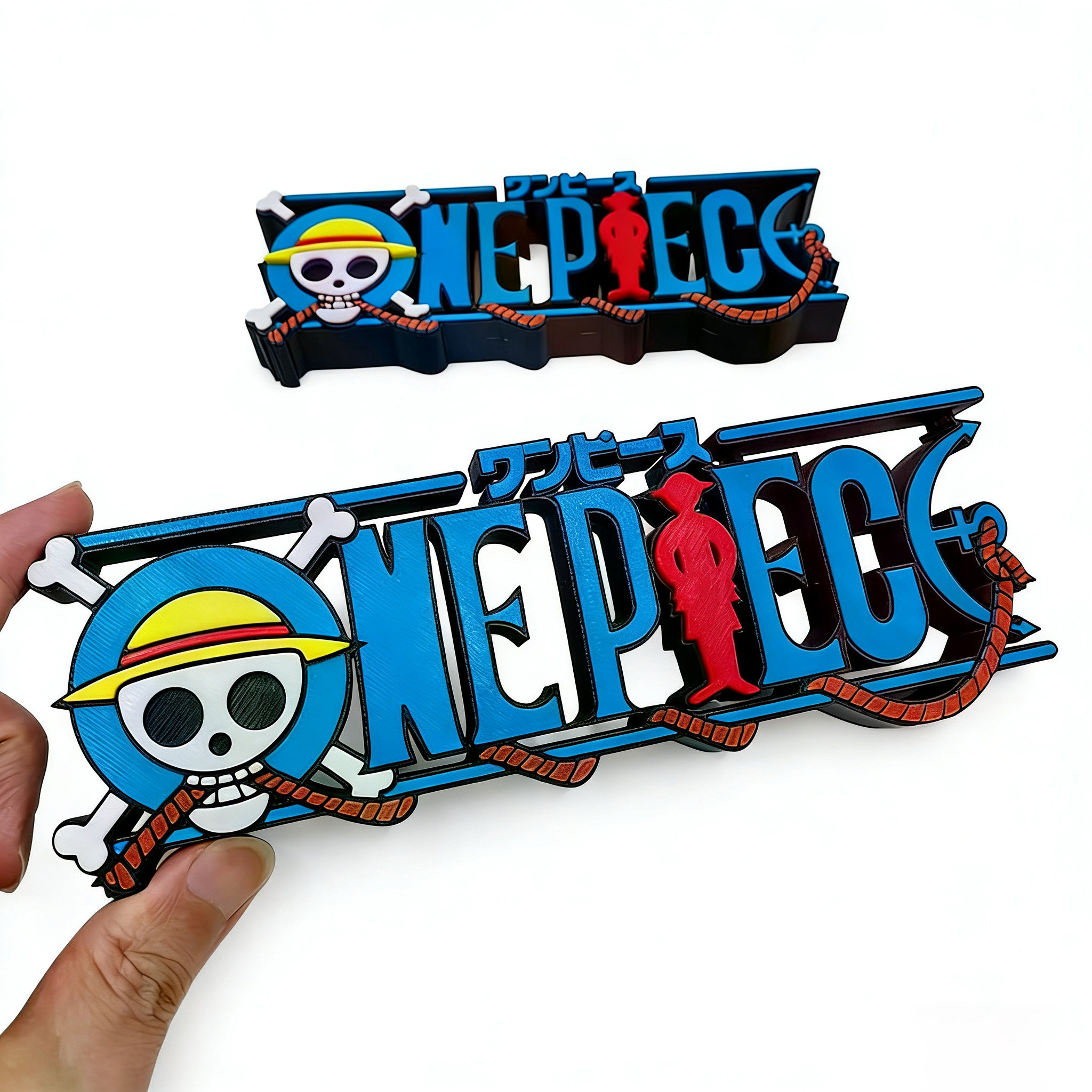 3D海贼王OnePiece立体字体摆件