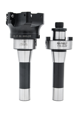 R8铣牀刀柄刀盘吊杆FMB22 27 32 40 粗牙KM12 细牙7/16炮塔铣刀柄