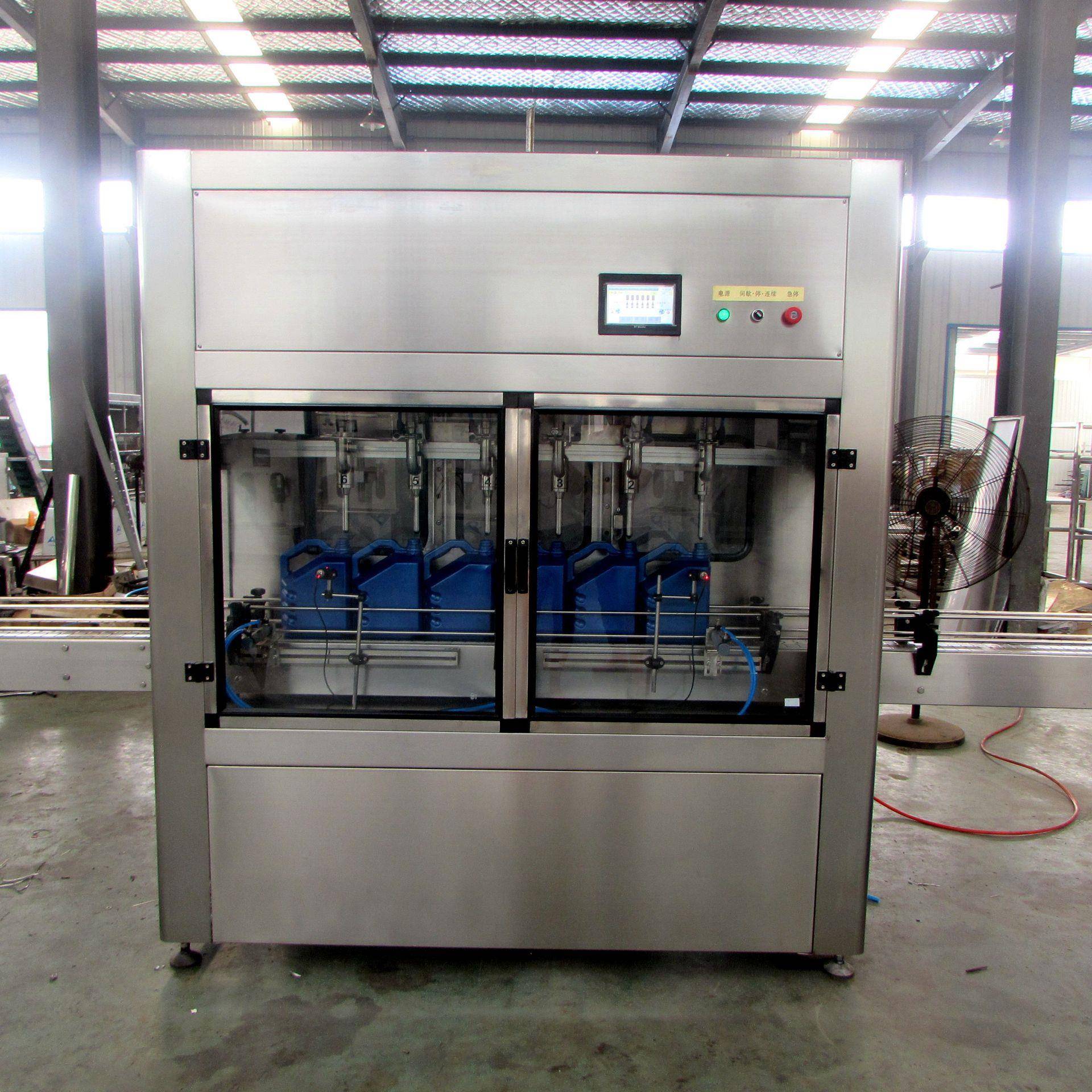 厂家全自动润滑油灌装机全自动流量计灌装机机油灌装生产