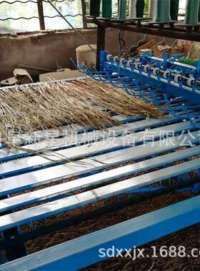 全新苗木包裹草帘机砖坯覆盖蒲帘机电动芦苇编织苇帘机草绳机