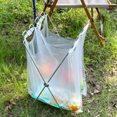 户外便携式 家用厨房野炊烧烤塑料袋支架 折叠垃圾架垃圾袋专用架