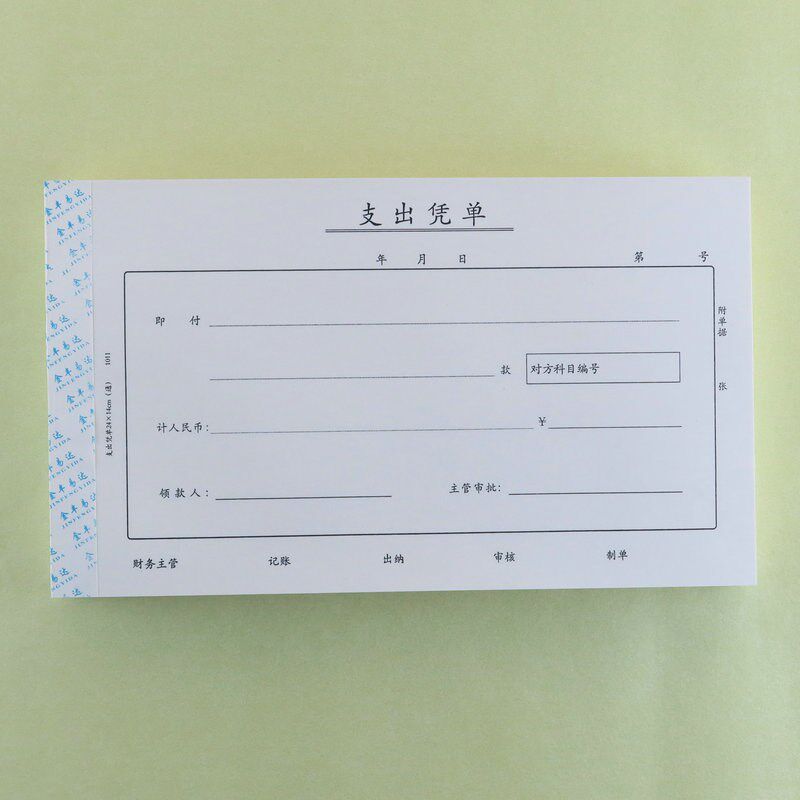 支出凭证单支出凭单费用现金支出单支出本报销单支出单据大号通用