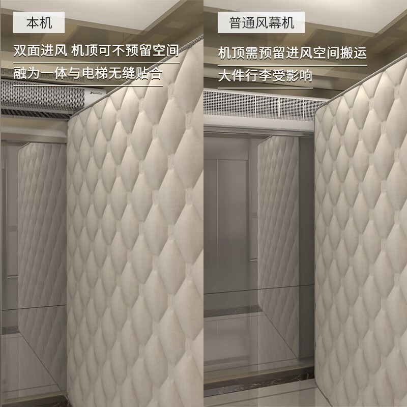 西奥多电梯专用轿厢风扇风幕机人体感应风帘机电梯风幕机0.8米