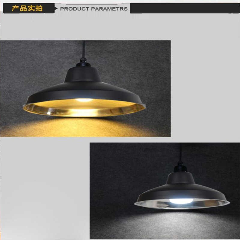 银色吊灯暖光餐饮店火锅店吊灯不锈钢灯罩卡座工业风金属感吊链灯