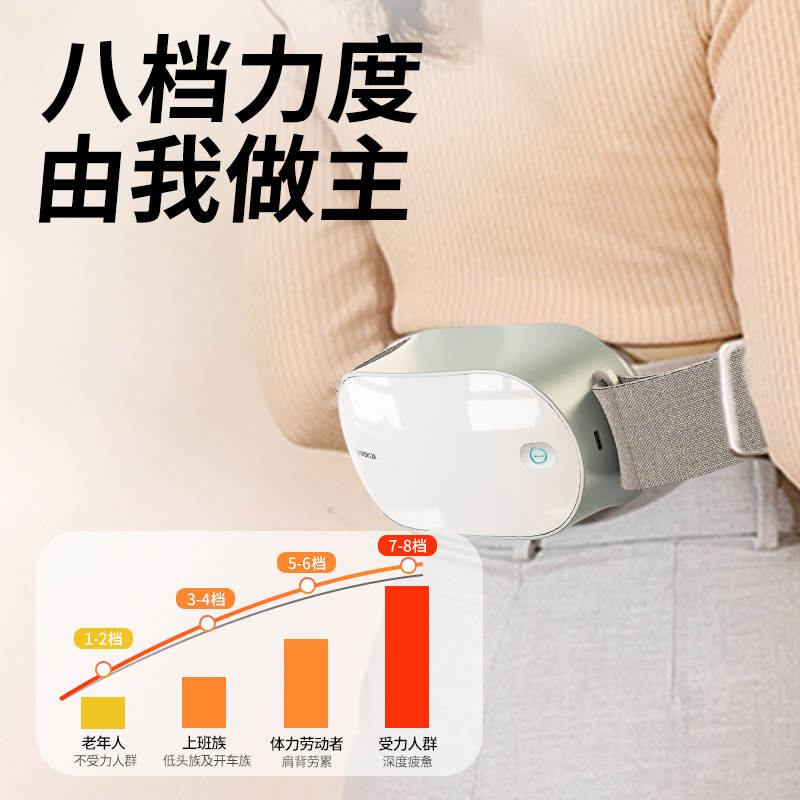 捶捶爽腰部按摩器 和正腰椎背部捶打捶腰机护腰带电动捶腰神器