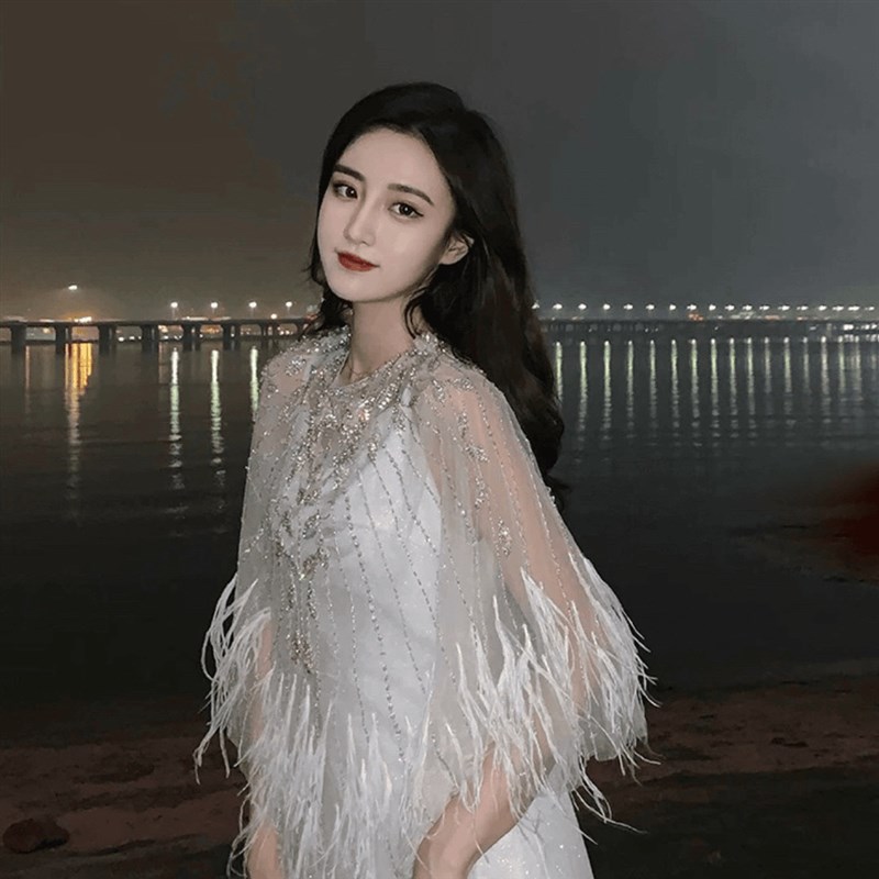 钱大大家  白色小礼服成人礼婚礼约会表演年会日常聚会披肩罩衫