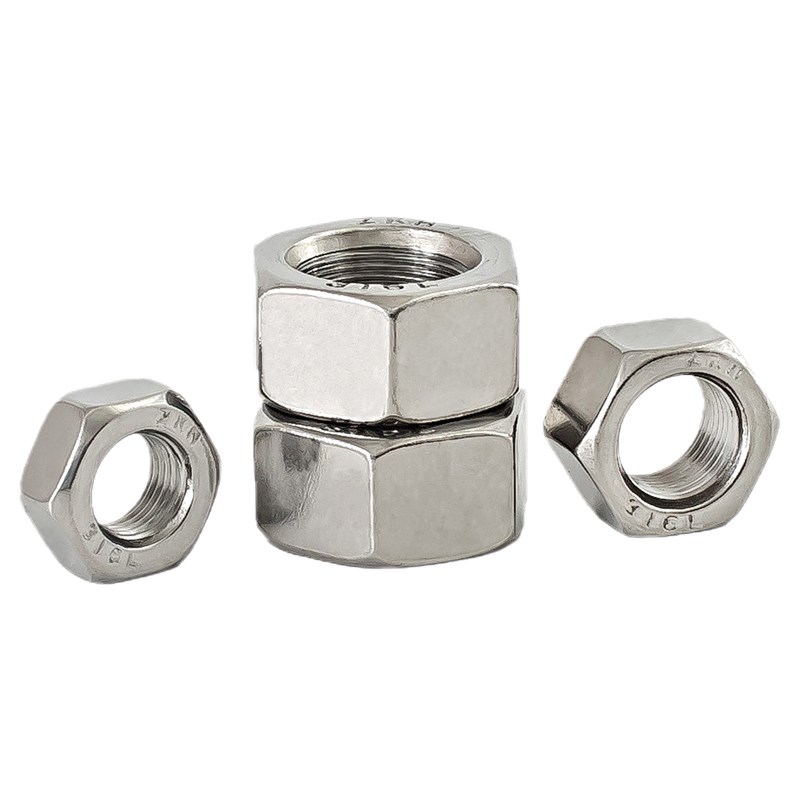 316L不锈钢细牙螺母六角细牙螺帽M8M10*1M12M14M16M18M20M24*1.5