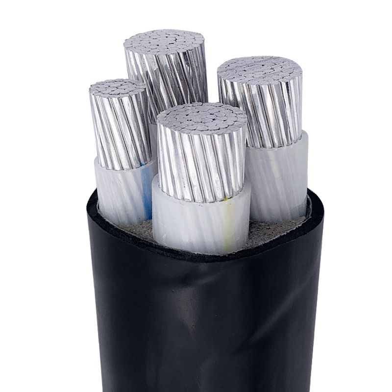 国标铝芯电缆线4芯25 35 50 70 95 150 240平方三相四线铝线电线