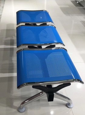 不锈钢无靠背排椅平板连排椅不锈钢等候椅影院休息排椅钢制长排椅