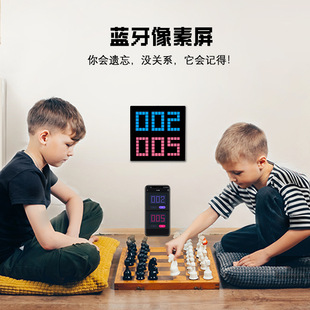 智能像素闹钟计时器多功能显示屏相框ledDIY创意礼品像素屏气氛灯