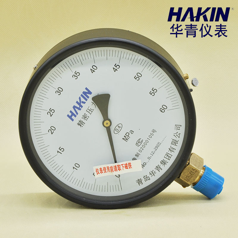 青岛华青YB-150精密压力表0.4级 0-0.25/0.4/0.6/1/1.6/2.5/4mpa