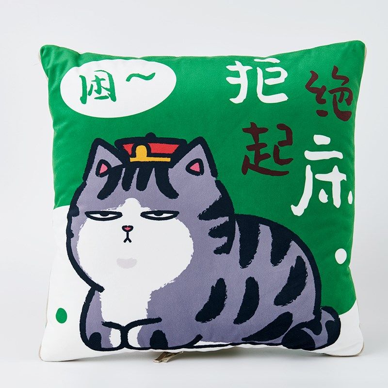 沙发靠垫汽车抱枕被子二合一两用车载办公室午睡毯子加厚纯棉四季,居家布艺,抱枕被,淘宝优惠券,粉丝福利购,淘宝优惠卷