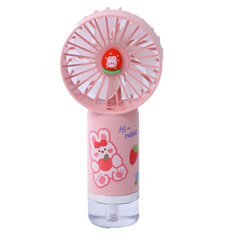 学生迷你风扇超可爱手持旅游随身补水仪可充电卡通喷雾小风扇礼品